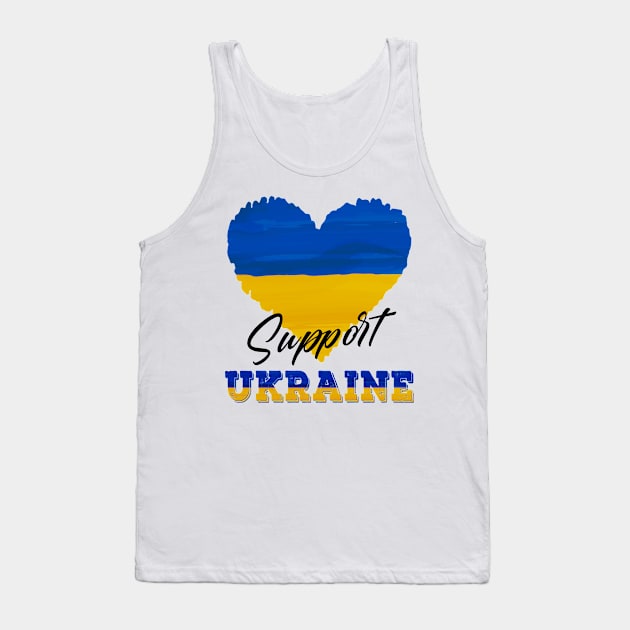 Support UKRAINE Tank Top by Green Splash